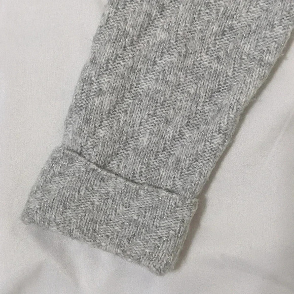 Simply Vera Vera Wang Asymmetrical-Hem Sweater, Color Dark/Light Gray Size S - Picture 9 of 12